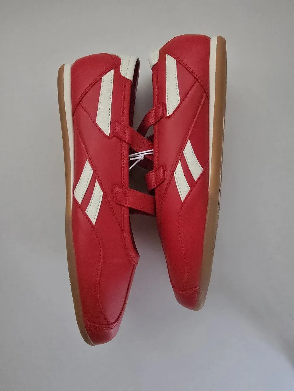 Reebok Red Mary Jane Ballet Sneakers Double Strap Shoes Women's Size 11 NWT - Picture 11 of 13
